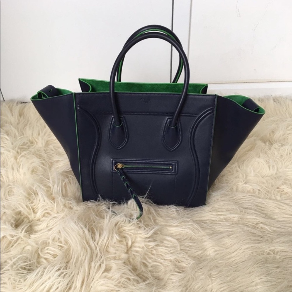 Celine Phantom Navy Smooth Luggage - Picture 3 of 7